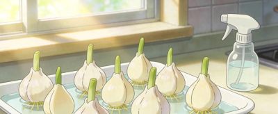 厨房蒜瓣别扔！在家种蒜苗，藏着治愈的烟火气 - 今日头条