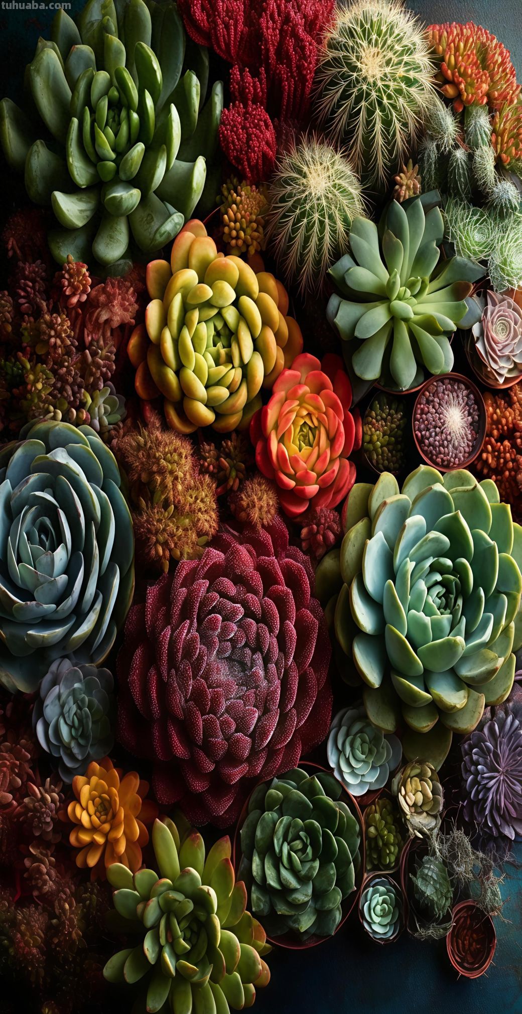 壁纸（332）多肉植物 - 图画吧TUHUABA