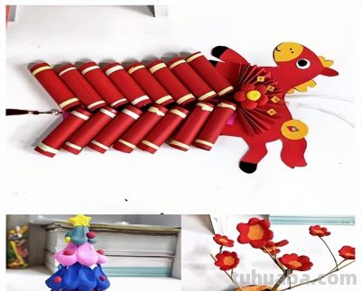 枣庄市共青希望小学开展元旦手抄报及手工创作活动 - 图画吧TUHUABA