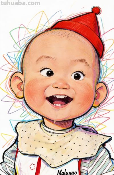 彩铅头像 - 图画吧TUHUABA