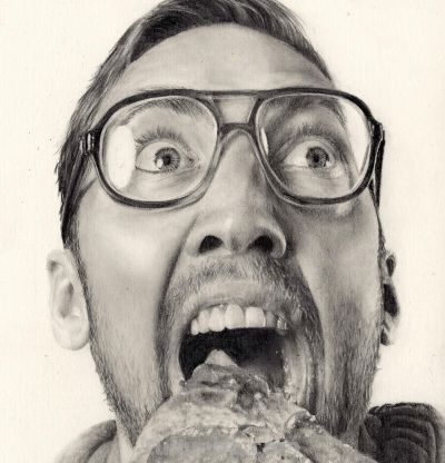 “奇怪”素描让他画爽了！直接从细节画画，质感和造型：满分素描 - 图画吧TUHUABA