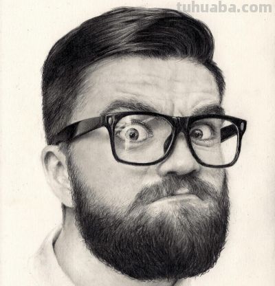 “奇怪”素描让他画爽了！直接从细节画画，质感和造型：满分素描 - 图画吧TUHUABA