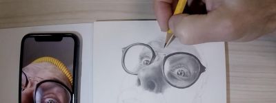 “奇怪”素描让他画爽了！直接从细节画画，质感和造型：满分素描 - 图画吧TUHUABA