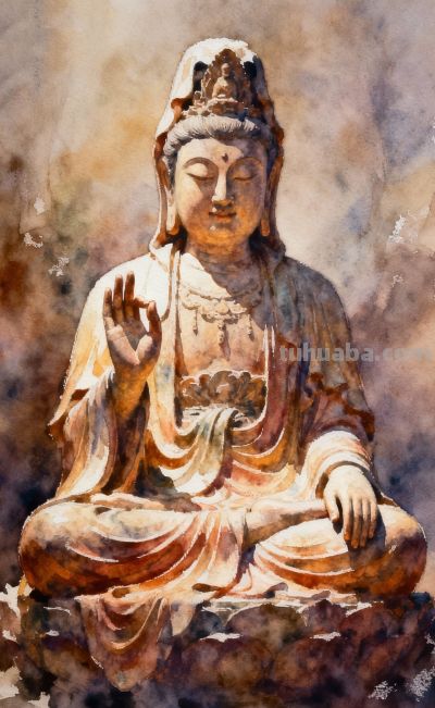 水彩的透明与流动，恰似佛法的无边与包容 - 今日头条