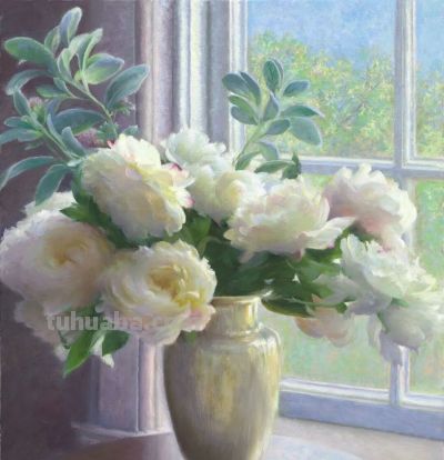 充满生命力的花卉静物 | Jean Lightman - 图画吧TUHUABA