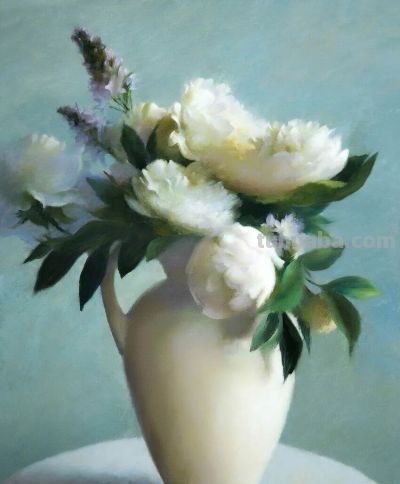 充满生命力的花卉静物 | Jean Lightman - 图画吧TUHUABA