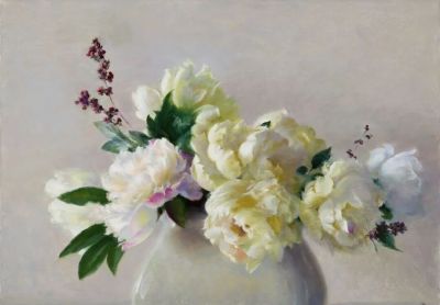 充满生命力的花卉静物 | Jean Lightman - 图画吧TUHUABA