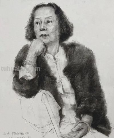 不炫技不抽象，朴实完整的人物素描，西安美院素描人像留校作品 - 今日头条