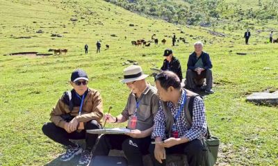 梅竞 ||《人间烟火》集市篇水墨速写一组欣赏 - 图画吧TUHUABA