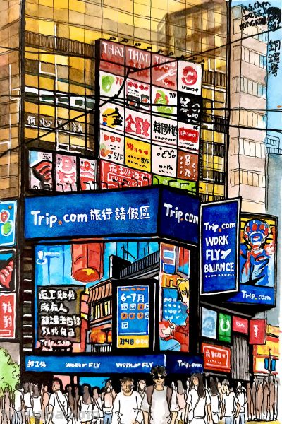 HS.Chén陈昊松的速写之旅 - 图画吧TUHUABA