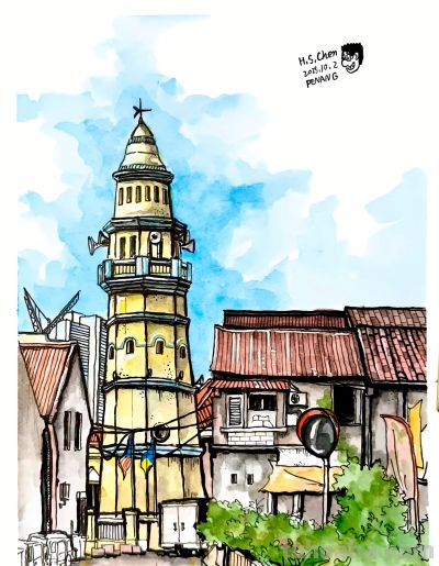 HS.Chén陈昊松的速写之旅 - 图画吧TUHUABA