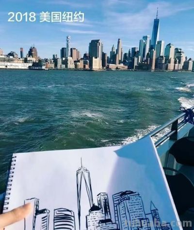 HS.Chén陈昊松的速写之旅 - 图画吧TUHUABA