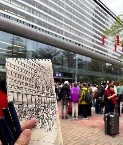 HS.Chén陈昊松的速写之旅 - 图画吧TUHUABA