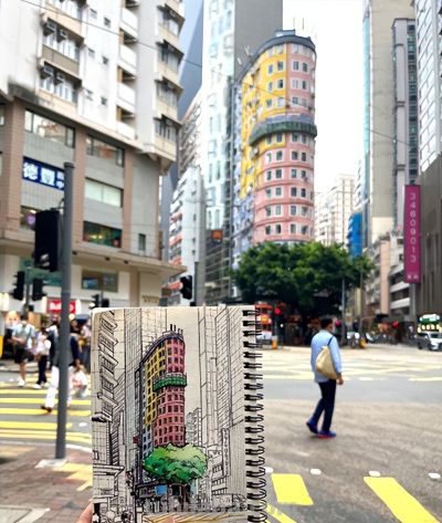 HS.Chén陈昊松的速写之旅 - 图画吧TUHUABA