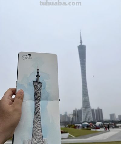 HS.Chén陈昊松的速写之旅 - 图画吧TUHUABA