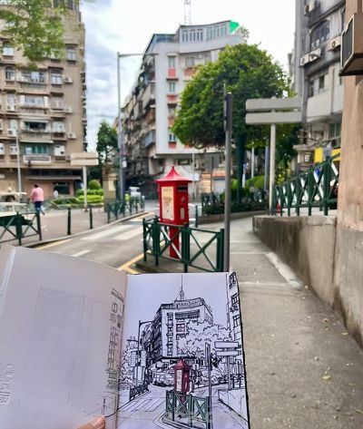 HS.Chén陈昊松的速写之旅 - 图画吧TUHUABA