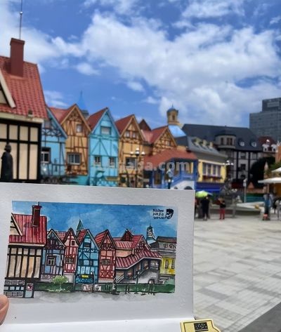 HS.Chén陈昊松的速写之旅 - 图画吧TUHUABA