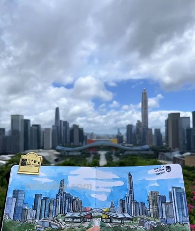 HS.Chén陈昊松的速写之旅 - 图画吧TUHUABA