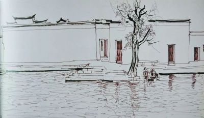 大师作！吴冠中罕见风景速写60幅 - 图画吧TUHUABA