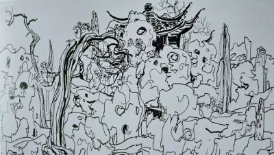 大师作！吴冠中罕见风景速写60幅 - 图画吧TUHUABA