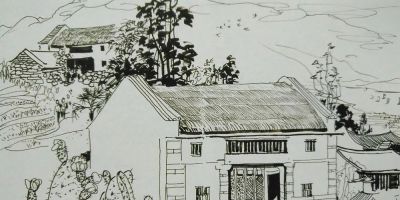 大师作！吴冠中罕见风景速写60幅 - 图画吧TUHUABA