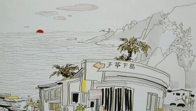 大师作！吴冠中罕见风景速写60幅 - 图画吧TUHUABA