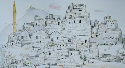 大师作！吴冠中罕见风景速写60幅 - 图画吧TUHUABA