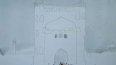 大师作！吴冠中罕见风景速写60幅 - 图画吧TUHUABA