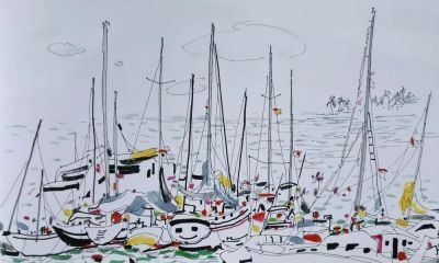 大师作！吴冠中罕见风景速写60幅 - 图画吧TUHUABA