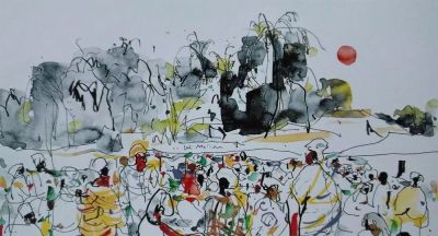 大师作！吴冠中罕见风景速写60幅 - 图画吧TUHUABA