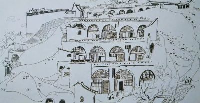 大师作！吴冠中罕见风景速写60幅 - 图画吧TUHUABA