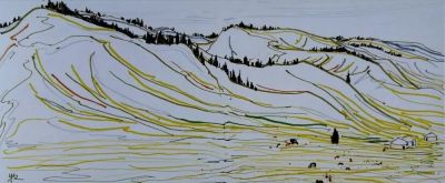 大师作！吴冠中罕见风景速写60幅 - 图画吧TUHUABA