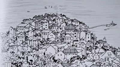 大师作！吴冠中罕见风景速写60幅 - 图画吧TUHUABA