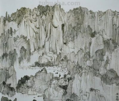 大师作！吴冠中罕见风景速写60幅 - 图画吧TUHUABA