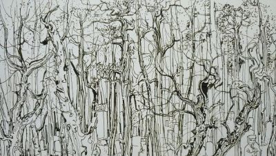 大师作！吴冠中罕见风景速写60幅 - 图画吧TUHUABA