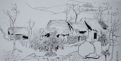 大师作！吴冠中罕见风景速写60幅 - 图画吧TUHUABA