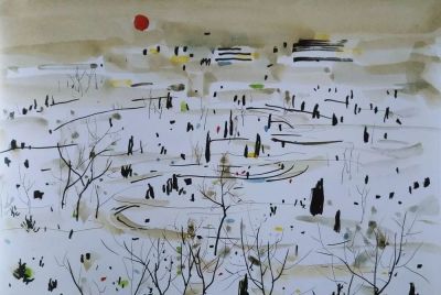 大师作！吴冠中罕见风景速写60幅 - 图画吧TUHUABA