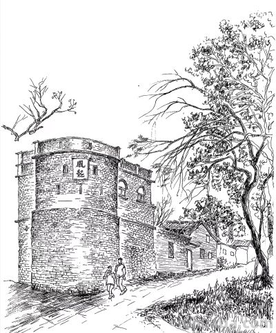 唐晓华钢笔画写生和速写作品50幅 - 图画吧TUHUABA