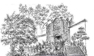 唐晓华钢笔画写生和速写作品50幅 - 图画吧TUHUABA