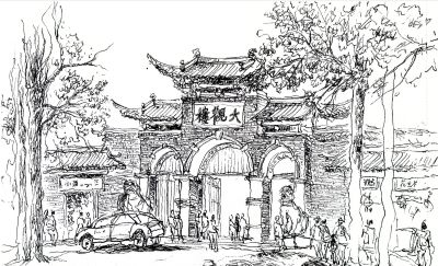 唐晓华钢笔画写生和速写作品50幅 - 图画吧TUHUABA