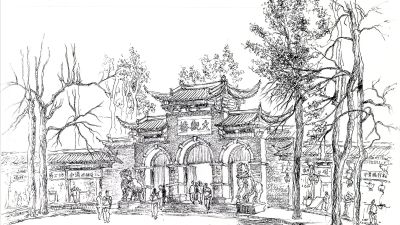 唐晓华钢笔画写生和速写作品50幅 - 图画吧TUHUABA