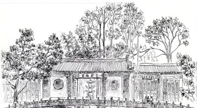 唐晓华钢笔画写生和速写作品50幅 - 图画吧TUHUABA