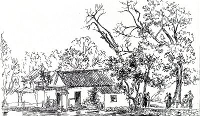 唐晓华钢笔画写生和速写作品50幅 - 图画吧TUHUABA