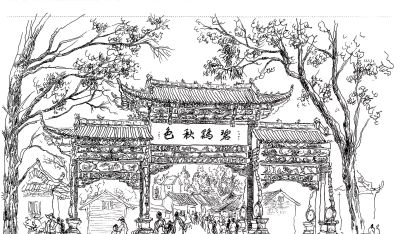 唐晓华钢笔画写生和速写作品50幅 - 图画吧TUHUABA