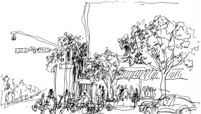 唐晓华钢笔画写生和速写作品50幅 - 图画吧TUHUABA