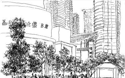 唐晓华钢笔画写生和速写作品50幅 - 图画吧TUHUABA