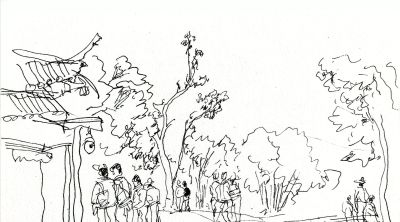 唐晓华钢笔画写生和速写作品50幅 - 图画吧TUHUABA