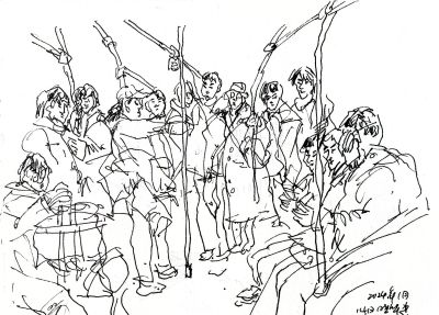 唐晓华钢笔画写生和速写作品50幅 - 图画吧TUHUABA