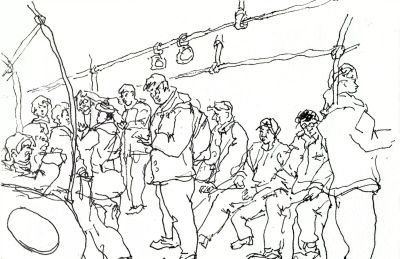 唐晓华钢笔画写生和速写作品50幅 - 图画吧TUHUABA