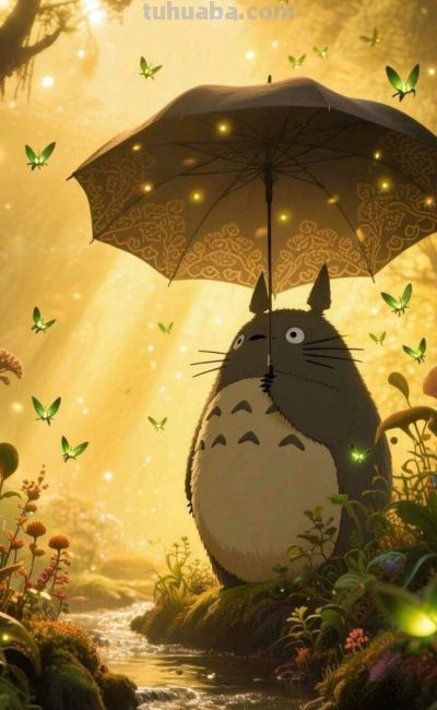 《龙猫》宫崎骏最温暖的动画精美图片2 - 图画吧TUHUABA